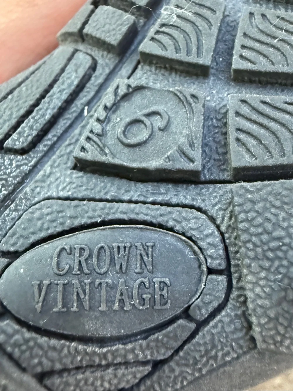Crown Vintage Black and Blue Kids Active Sandals